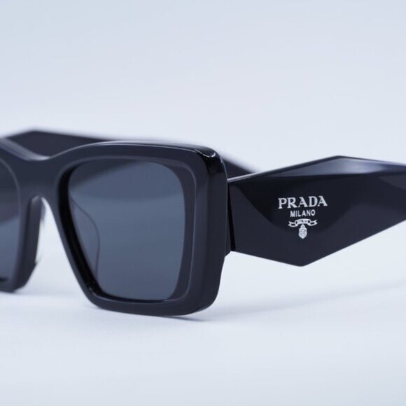🕶️ New Prada PR08YSF 1AB5S0 Sunglasses - Black Frame - Picture 6 of 12